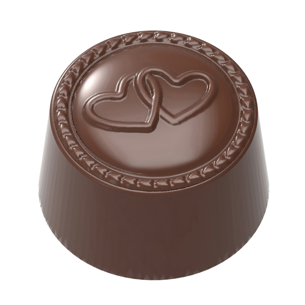 Hochzeitsherzen-Pralinenform