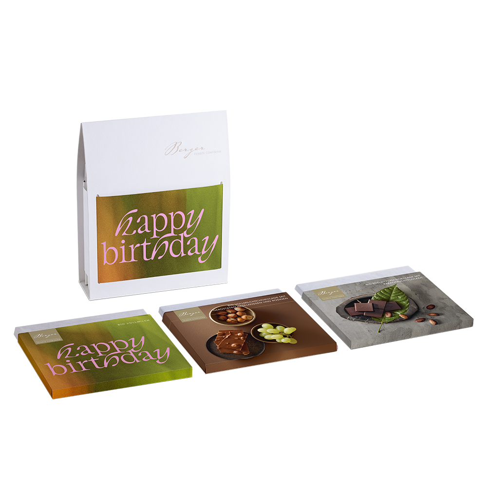 Geschenkset "Happy Birthday"