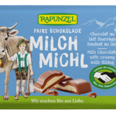 Vollmilch Schokolade mit Milchfüllung