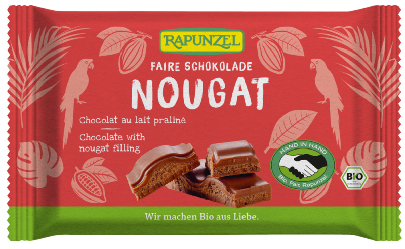 Vollmilch Schokolade Nougat