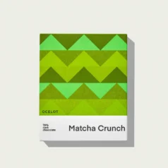 dunkle Schokolade "Matcha Crunch 70%"